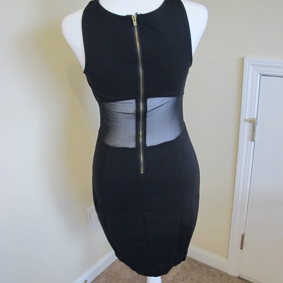 Express Women's Cocktail Little Black Dress wedding date night Size 2 Black EUC - Picture 5 of 9